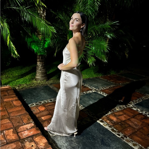 Shona Joy La Lune One Shoulder Cowl Back Maxi Dress - Picture 12 of 12